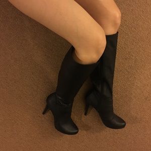 <Fioni> Black Knee-High Boots